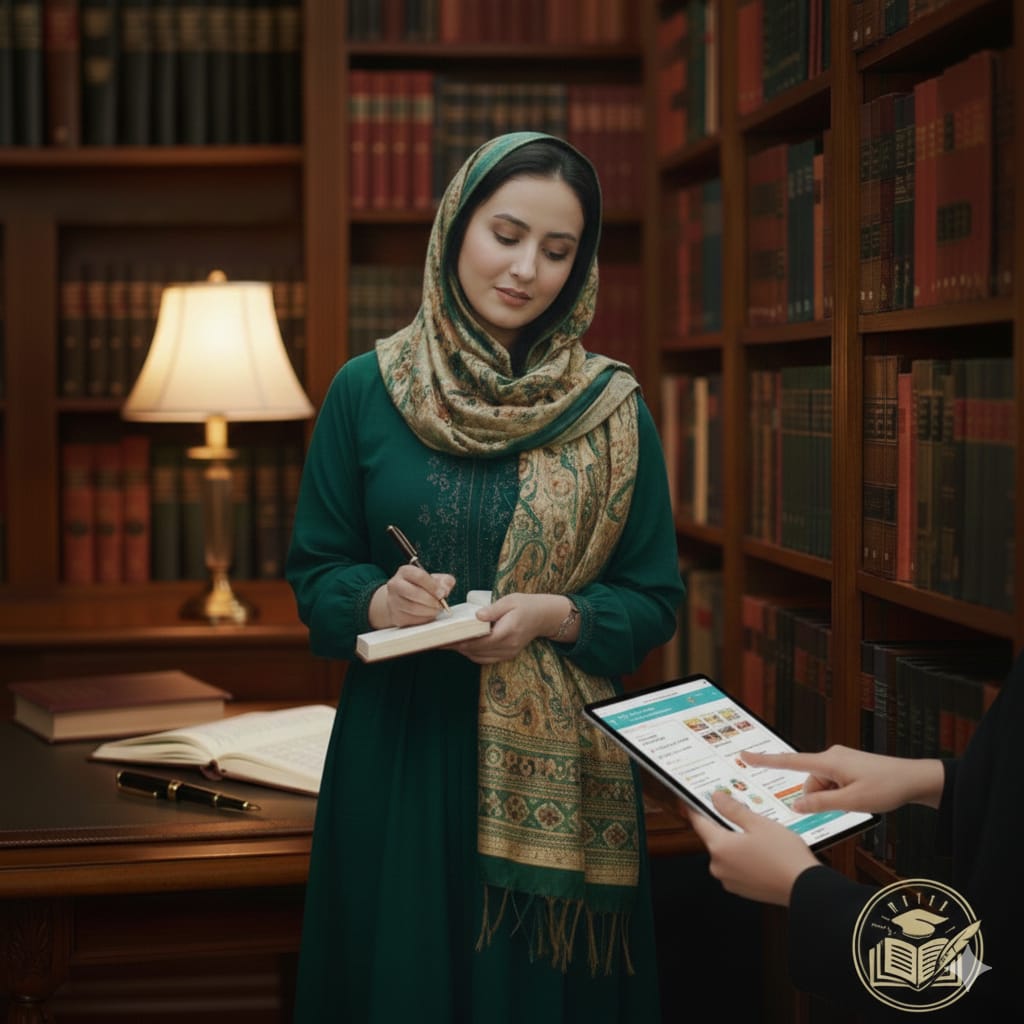Razia Solangi at work